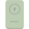 Verbatim, power banka s bezdrôtovým nabíjaním, 5V, nabíjanie telefónu, 32246, 10 000mAh, magnetické pripevnenie, zelená