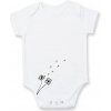 Púpava Body dojčenské s krátkym rukávom biele