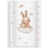 ALBERO MIO Prebaľovacia podložka tvrdá 70x47cm - Králiček Abi