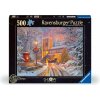 Svietiace puzzle Ravensburger 500 dielikov Žiarivé Vianoce