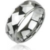 Steel Edge Wolfrámový prsteň Spikes 023 veľkosť: veľkosť 69