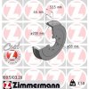ZIMMERMANN Brzdový bubon 180510320