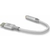 Swissten Adaptér TEXTILE pre iPhone Lightning - Jack 3,5 mm, 0,15 m