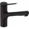 Hansgrohe Zesis M33 - Drezová batéria 150, s výsuvnou spŕškou, sBox lite, matná čierna 74803670