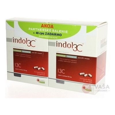Indol3C (Partnerské balenie, dvojmesačná kúra) 2x120 kapsúl