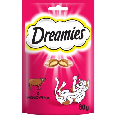 DREAMIES 60g - pochúťka pre mačky s lahodným hovädzím mäsom