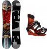 Raven Dwarf pánský snowboard + Gravity Drift brick vázání - 157 cm + L (EU 42-45)