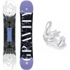 Gravity Trinity 23/24 dámsky snowboard + Raven S230 White viazanie - 148 cm + vázání S/M (EU 37-42)