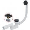 Alcadrain Vaňový sifón 120 cm click/clack, čierny A507BLACK-120