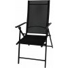 ST Leisure Equipment Stolička MININI ,čierna, záhradná, polohovateľná, 56x71x106 cm