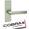 COBRA FLAT Povrch: F9 - nerezový elox, Rozteč: 90 mm, Prevedenie: PZ RE (kľučka pravá/guľa)