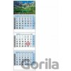 KLASIK s obrázkom A nástenný 3-mesačný modrý 3x 12 listov 295 x 925mm 2026