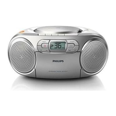 Philips AZ127 strieborná / Rádio / FM / CD (AZ127)