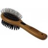 Bamboo Groom Velký kartáč kombinovaný se štětinami a nerezovými hroty