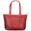 Štýlová Dámska Kabelka s dvojitými rukovätiami z recyklovaných materiálov VALENTINO BAGS 34x28x13 cm Červená Farba: červená, Velkost: UNI