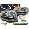Tuning-tec SVETLOMETY TUBE LIGHT CHROME DRL SEQ pasuje na VW T6 15-19