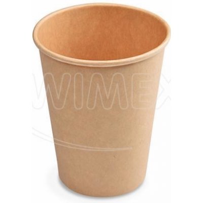 Wimex Papierový pohár kraft 90mm 420ml `L: 0,3L 12oz`