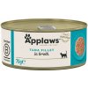 APW APPLAWS Tuna fillet in broth - mokré krmivo pre mačky - 70g