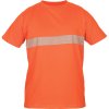 CERVA RUPSA RFLX / Tričko s tlačenými reflexnými pruhmi - oranžová 4XL