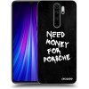 Picasee silikónový prehľadný obal pre Xiaomi Redmi Note 8 Pro - Black Dollar
