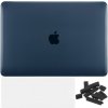 ENKAY 3v1 lesklý kryt s ultra tenkým krytom EU klávesnice a záslepkami portov pre MacBook Neo (A3404) - tmavo modrý - možnosť vrátiť tovar ZADARMO do 30tich dní