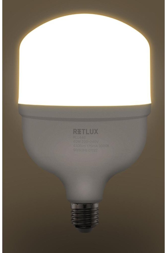 Retlux RLL 446 T120 E27 bulb 40W teplá biela