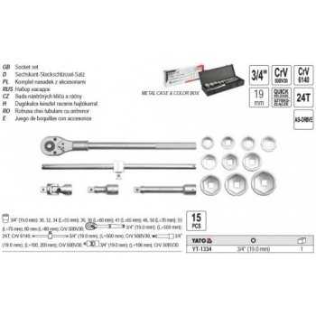 YATO Gola sada 3/4" 15 ks