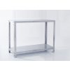 Nerezový regál gastro Biedrax 40 x 56 x 120 cm, 2 police x 100 kg