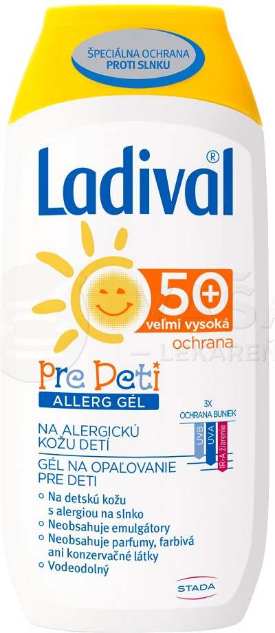 Ladival Children Allerg gél na opaľovanie SPF50+ 200 ml