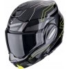 ČEĽUSŤOVÁ PRILBA SCORPION EXO-TECH EVO CONQUER ČIERNA NEON YELLOW L
