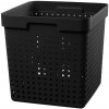 Plastový košík SEOUL 6026 organizér 30 x 30 x 30 cm čierna NHG 15-6026-ce