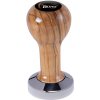 Buna café tamper, oliva, lak, TP, 51 mm, nerez lesk, plochý