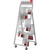 BESSEY svěrkový vozík ZW1 500 x 600 x 1460 mm pro cca 90 svěrek