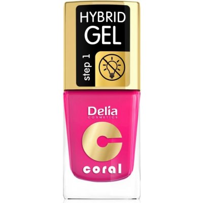 Delia Cosmetics Coral Nail Enamel Hybrid Gel gélový lak na nechty odtieň 03 11 ml