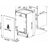 Vstavaná umývačka riadu Beko DIS48120 11 súprav 46 dB 45 cm