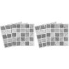 Dimex nálepky na obkladačky - Bielošedý mramor mozaika - 15 x 15 cm + samolepiace