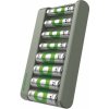Nabíjačka a náhradná batéria GP Eco E821 + 4x AA 2100 + 4x AAA 850 (1604882110)
