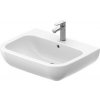 Duravit D-Code - Umývadlo 650x500 mm, s prepadom, biela 23106500002