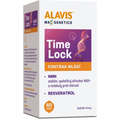 ALAVIS MAX Genetics TimeLock NMN 60 kapsúl