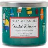 Village Candle Vonná sviečka Coastal Dreams - Damašská ruža, Pivonka & Plážový piesok, malá 396 g