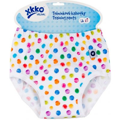 XKKO Tréningové nohavičky Organic - Watercolor Polka Dots, veľkosť M