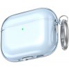 AhaStyle transparentný kryt s karabínou pre AirPods Pro 3 - modrý - možnosť vrátiť tovar ZADARMO do 30tich dní