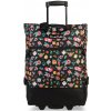 Nákupná taška na kolieskach Frida Kahlo 33 L - čierna