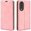 Peňaženkové kožené puzdro Retro skin na Honor 70 - Ružová