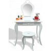 Inlea4Fun Detský toaletný stolík biely
