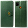 Peňaženkové kožené puzdro RETRO na Xiaomi Redmi 9C -zelená