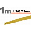 SOLEX Zmršťovacia trubička 1,5mm/0,75mm DRS1,5-0,75/YE žltá