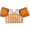 Swim Essentials Plávacia vesta s rukávnikmi Brown Leopard 2-6 rokov