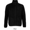 SOL'S | Factor Men, Pánska fleecová bunda, čierna, 4XL