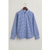 Gant Poplin Gingham Shield Shirt College Blue
